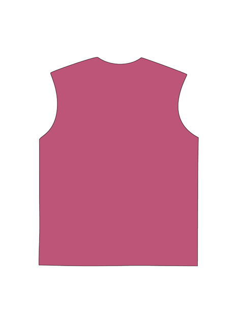 230g The Holy Spirit's Hand Blue Printed Wash Old Cotton Sleeveless T-shirt Emma Bridess