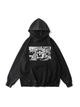 360g One Piece Printed Wash Old Cotton Hoodie