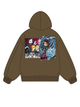 360g Demon Slayer Wash Old Cotton Hoodie