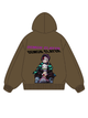 360g Kimetsu no Yaiba Wash Old Cotton Hoodie