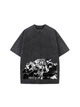 270g Demon Slayer KnY Printed Wash Old Cotton T-shirt