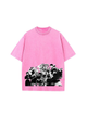 270g Demon Slayer KnY Printed Wash Old Cotton T-shirt