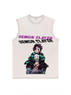 230g Kimetsu no Yaiba Wash Old Cotton Sleeveless T-shirt