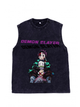 230g Kimetsu no Yaiba Wash Old Cotton Sleeveless T-shirt