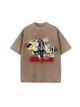 230g Attack on Titan Printed Wash Old Cotton T-shirt