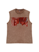 230g Kruger Wash Old Cotton Sleeveless T-shirt
