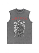 230g Rumbling Titans Wash Old Cotton Sleeveless T-shirt