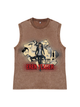 230g Attack on Titan Wash Old Cotton Sleeveless T-shirt
