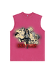 230g Attack on Titan Wash Old Cotton Sleeveless T-shirt