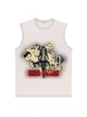 230g Attack on Titan Wash Old Cotton Sleeveless T-shirt