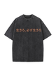 230g Shingeki no Kyojin Printed Wash Old Cotton T-shirt