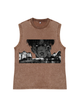 230g Survey Corps Wash Old Cotton Sleeveless T-shirt