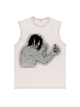 230g Nine Titans Wash Old Cotton Sleeveless T-shirt
