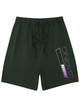 275g Loading Letter Printed Cotton Shorts