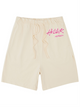 275g Heaven Letter Printed Cotton Shorts