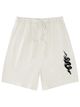 275g Snake Letter Printed Cotton Shorts