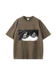 270g Hot-headed Hero Printed Wash Old Cotton T-shirt