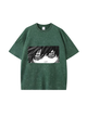 270g Hot-headed Hero Printed Wash Old Cotton T-shirt