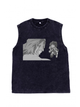 230g Stormblade Wash Old Cotton Sleeveless T-shirt