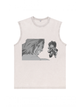 230g Stormblade Wash Old Cotton Sleeveless T-shirt