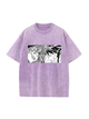 230g Ignition Strike Printed Wash Old Cotton T-shirt