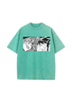 230g Ignition Strike Printed Wash Old Cotton T-shirt
