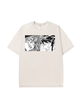 230g Ignition Strike Printed Wash Old Cotton T-shirt