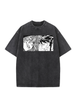 230g Ignition Strike Printed Wash Old Cotton T-shirt