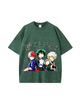 270g Superpower My Hero Attack Printed Wash Old Cotton T-shirt