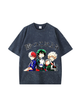 270g Superpower My Hero Attack Printed Wash Old Cotton T-shirt