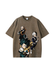 270g Hero Academy Printed Wash Old Cotton T-shirt