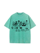 230g Shadow Spark Printed Wash Old Cotton T-shirt