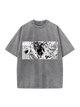 230g Kaito Arashi Printed Wash Old Cotton T-shirt
