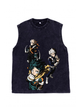 230g Nova Hero Academy Wash Old Cotton Sleeveless T-shirt