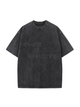 230g Mikey Printed Wash Old Cotton T-shirt