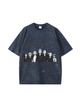 270g Tokyo Revengers Printed Wash Old Cotton T-shirt