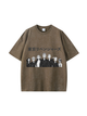 270g Tokyo Revengers Printed Wash Old Cotton T-shirt