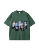 270g Tōkyō Manji-kai Printed Wash Old Cotton T-shirt