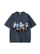 270g Tōkyō Manji-kai Printed Wash Old Cotton T-shirt