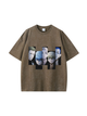 270g Tōkyō Manji-kai Printed Wash Old Cotton T-shirt