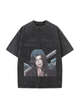 230g Tokyo Revengers Printed Wash Old Cotton T-shirt