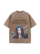 230g Tokyo Revengers Printed Wash Old Cotton T-shirt