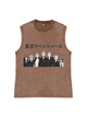 230g Tokyo Revengers Printed Wash Old Cotton Sleeveless T-shirt