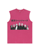 230g Tokyo Revengers Printed Wash Old Cotton Sleeveless T-shirt