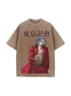 230g Tokyo Manji Gang Printed Wash Old Cotton T-shirt