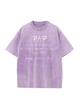 230g Special To Be A Dad Printed Wash Old Cotton T-shirt
