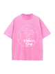 230g Wash Old Cotton T-shirt for Father's Day