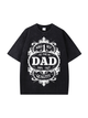 270g World 1 Best Dad Wash Old Cotton T-shirt for Father's Day