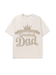 270g Greatest Dad Wash Old Cotton T-shirt for Father's Day