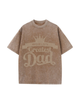 270g Greatest Dad Wash Old Cotton T-shirt for Father's Day